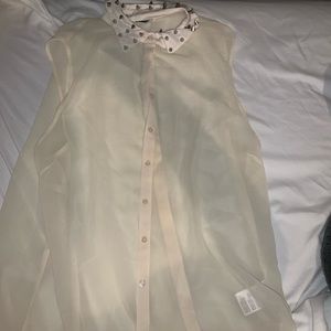 Spiked collar shirt from urban outfitters